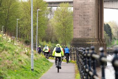 Cycling the Tyne